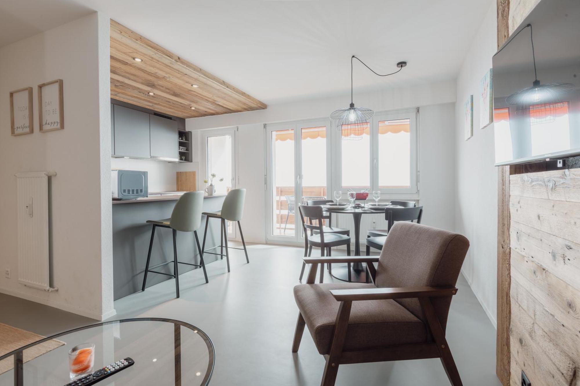 Magnifique Appartement Proche Du Centre Crans-Montana Exterior foto